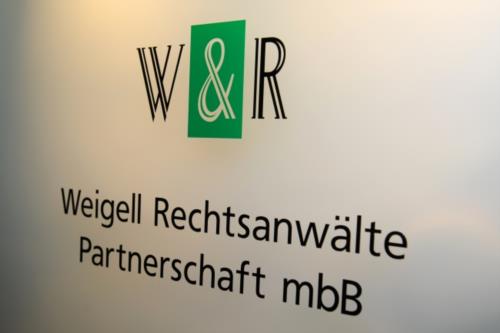 W&R Weigell Rechtsanwälte 
Partnerschaft mit beschränkter Berufshaftung - Bild 1