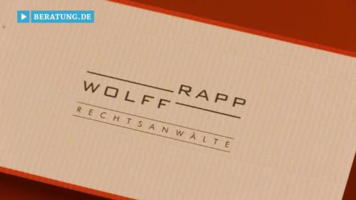 Filmreportage zu Wolff-Rapp Rechtsanwälte