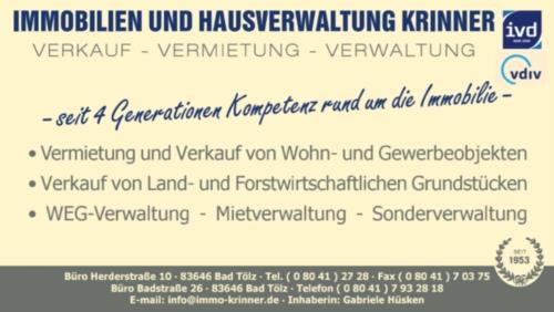 Immobilien & Hausverwaltung Krinner - Bild 1
