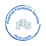 Logo René Laszlo Financial Translation Services
