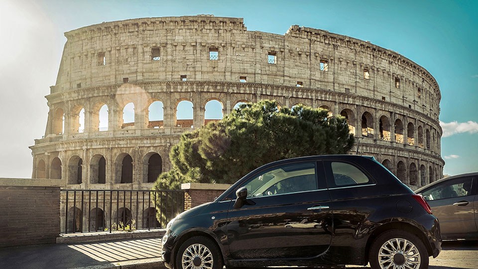 Autofahren in Italien im Urlaub in Rom